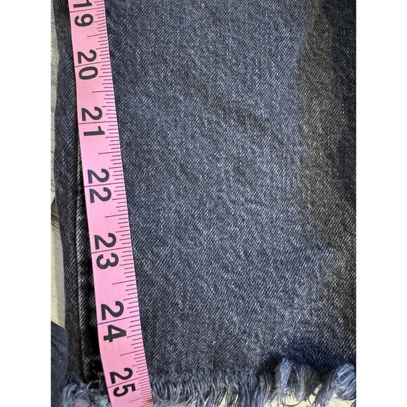 Made and Loved LOFT Jeans Women Black Curvy Straight Crop Size 2/26 High Rise - Picture 10 of 13